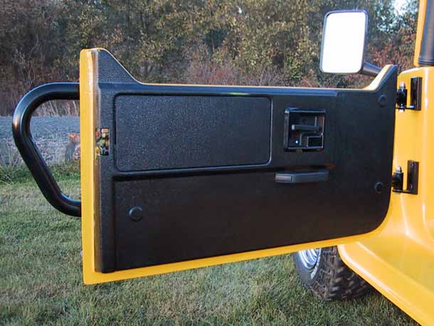 View of the inside of a Wombat hard Half-Door.