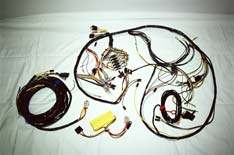 Photo of a Wombat Custom wiring  harness.