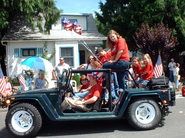 Keith's Hummbug in 4th of July Parade